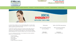 Desktop Screenshot of drmolardental.com